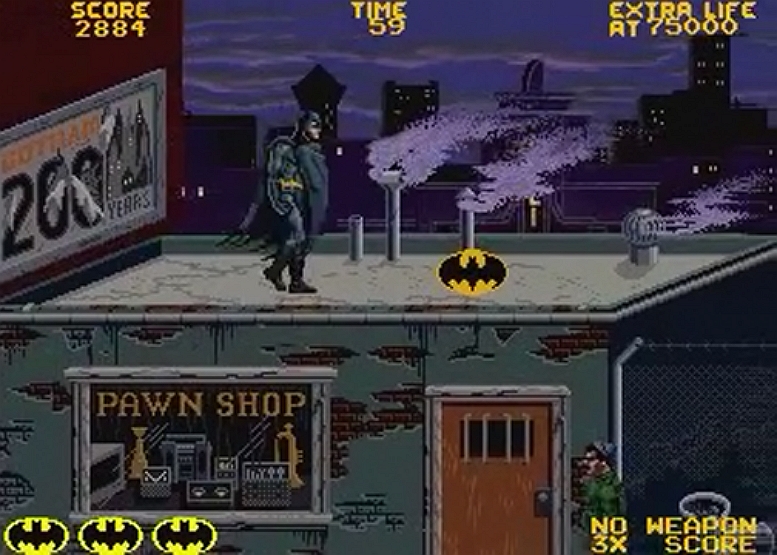 BATMAN ARCADE SCREEN