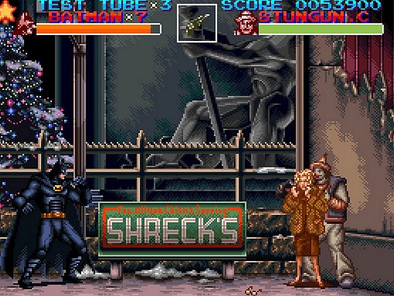 BATMAN RETURNS SNES SCREEN
