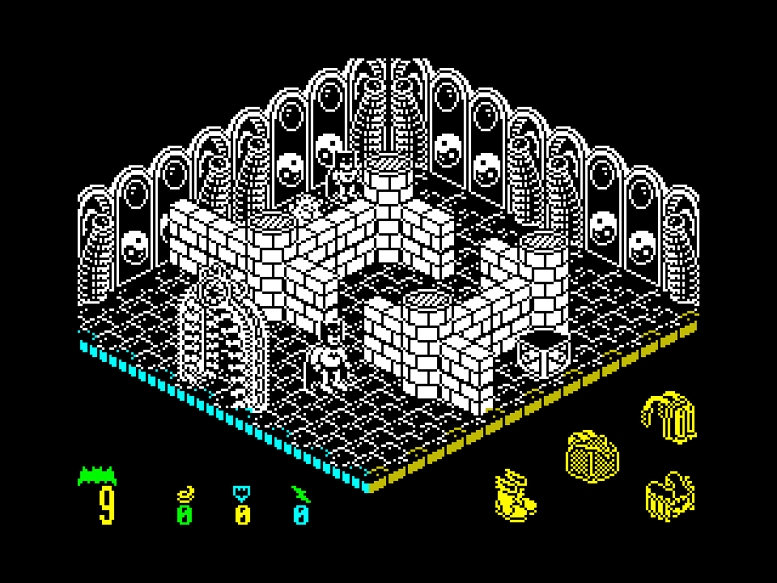 BATMAN ZX SPECTRUM SCREEN