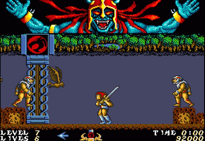 THUNDERCATS AMIGA GAME SCREEN