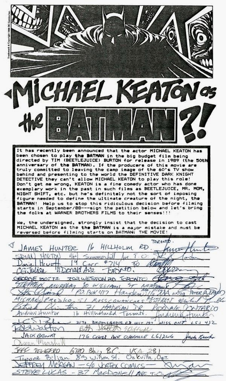 BATMAN PETITION