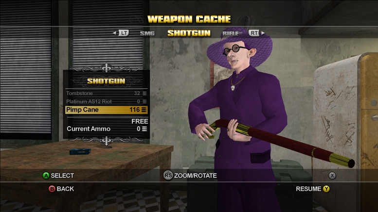 SAINTS ROW CANE