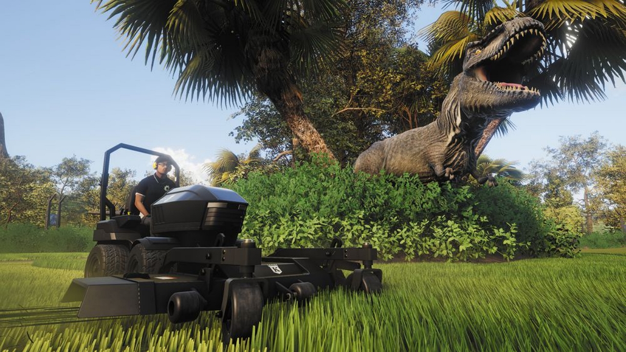 LAWN MOWER SIM DINO SCREEN 1