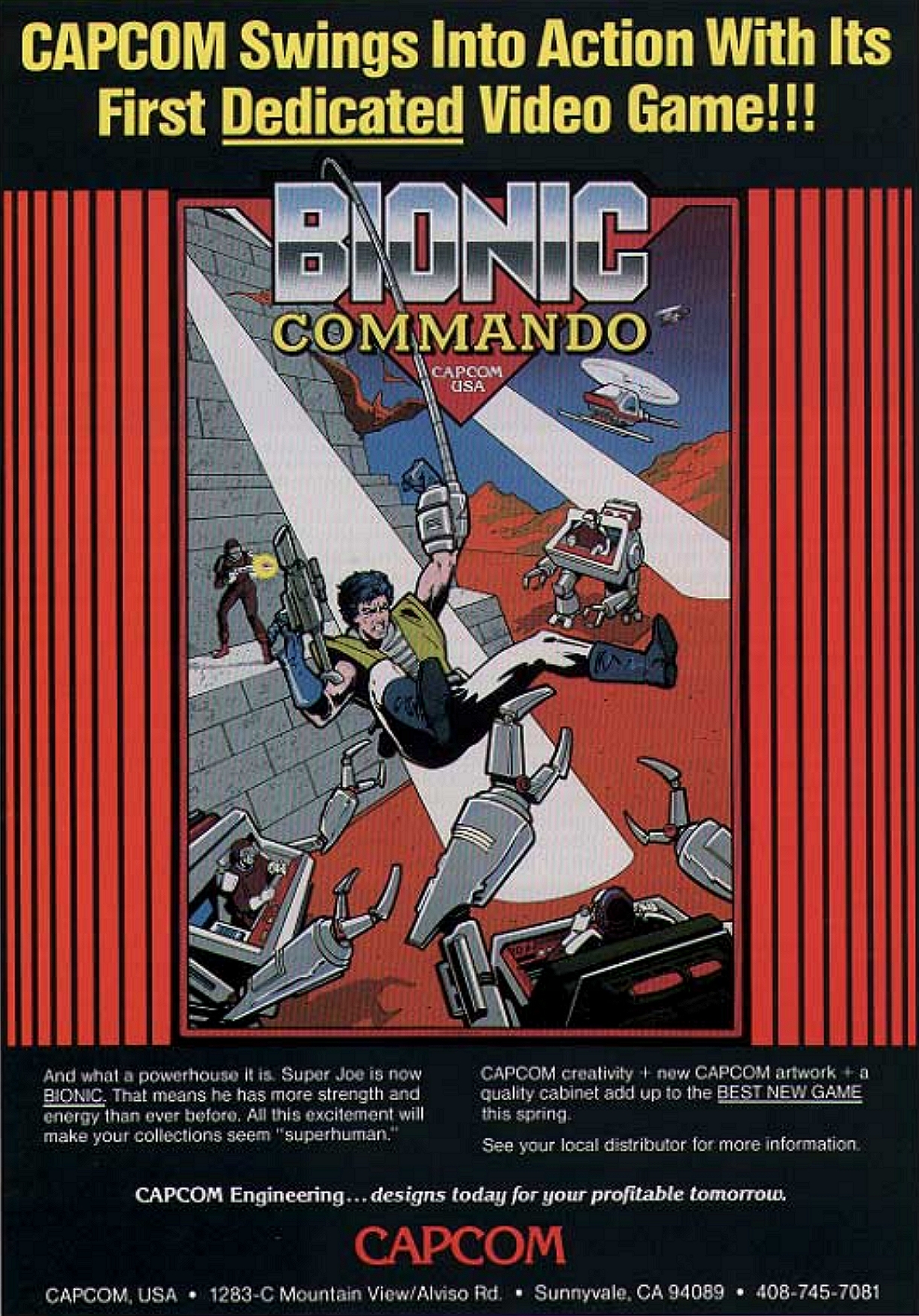 COMMANDO BIONIC POSTER