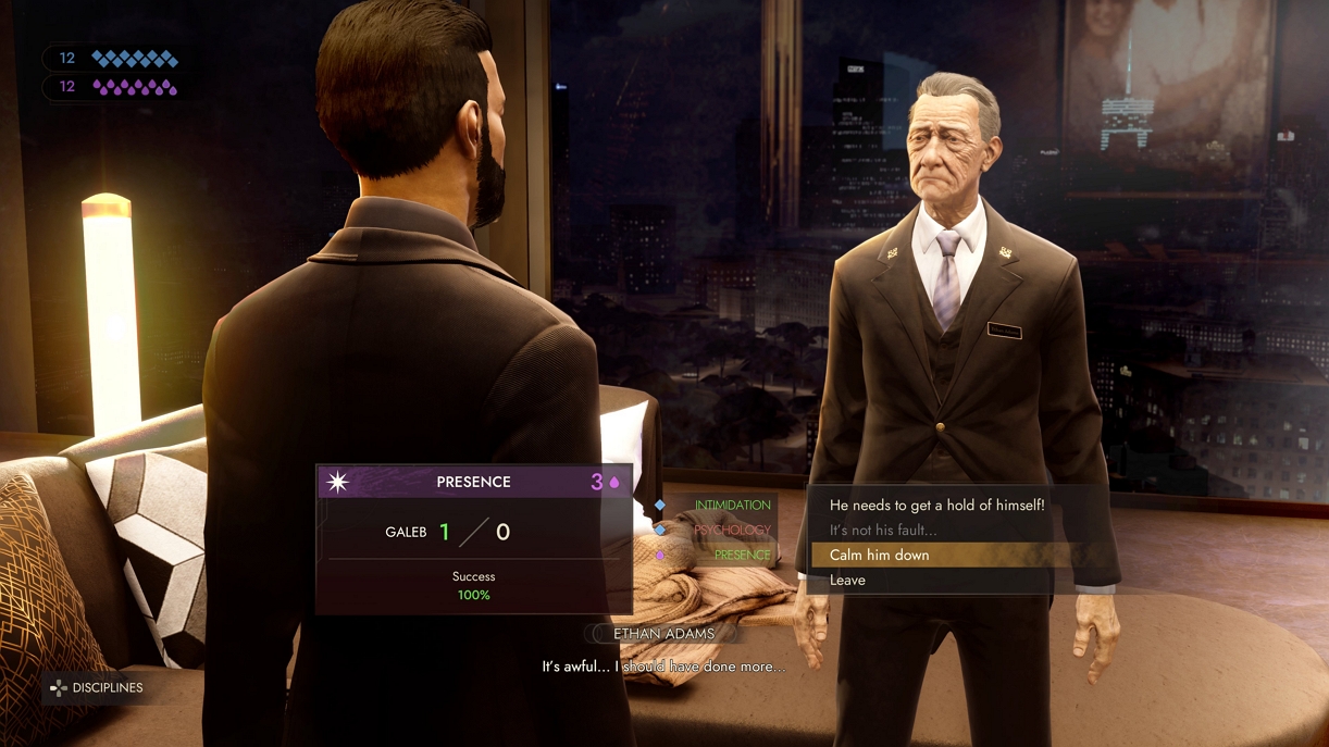 VAMPIRE THE MASQUERADE SWANSONG SCREEN 1