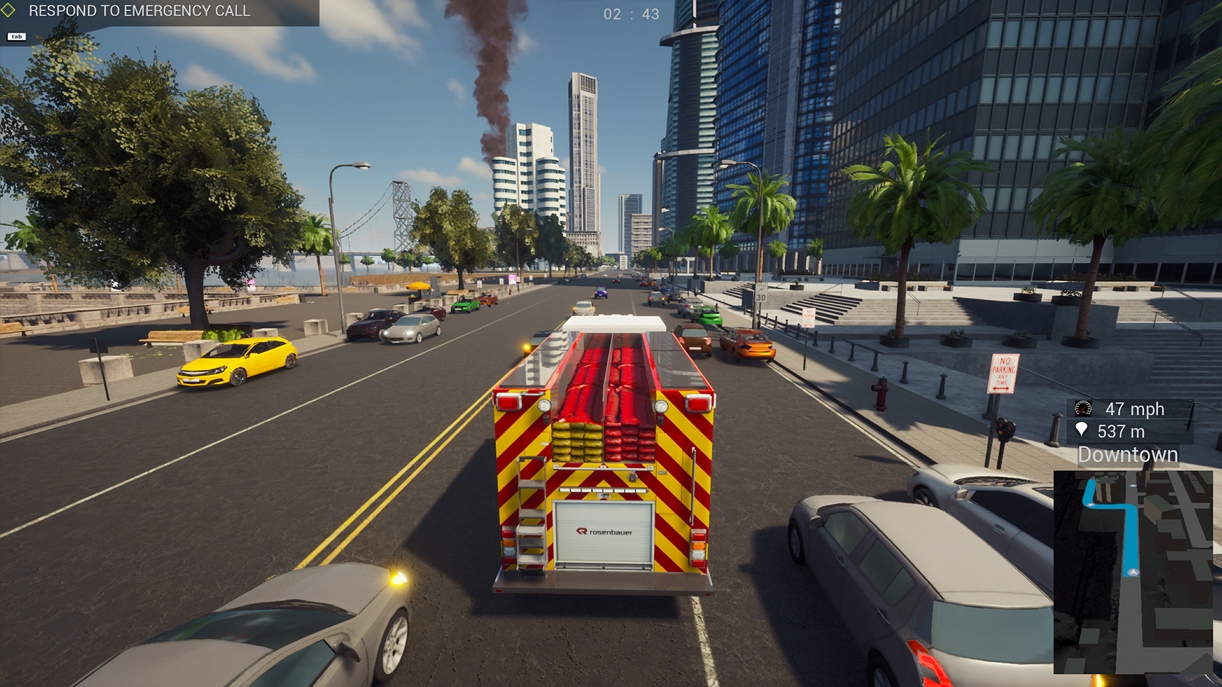 FIREFIGHTING SIMULATOR SCREEN 3
