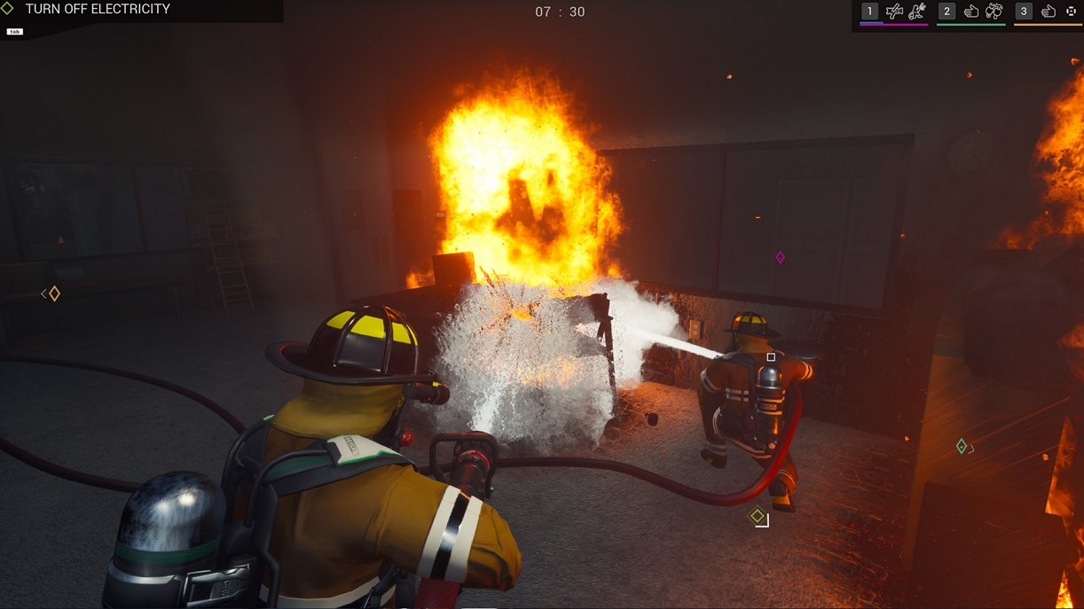 FIREFIGHTING SIMULATOR SCREEN 5